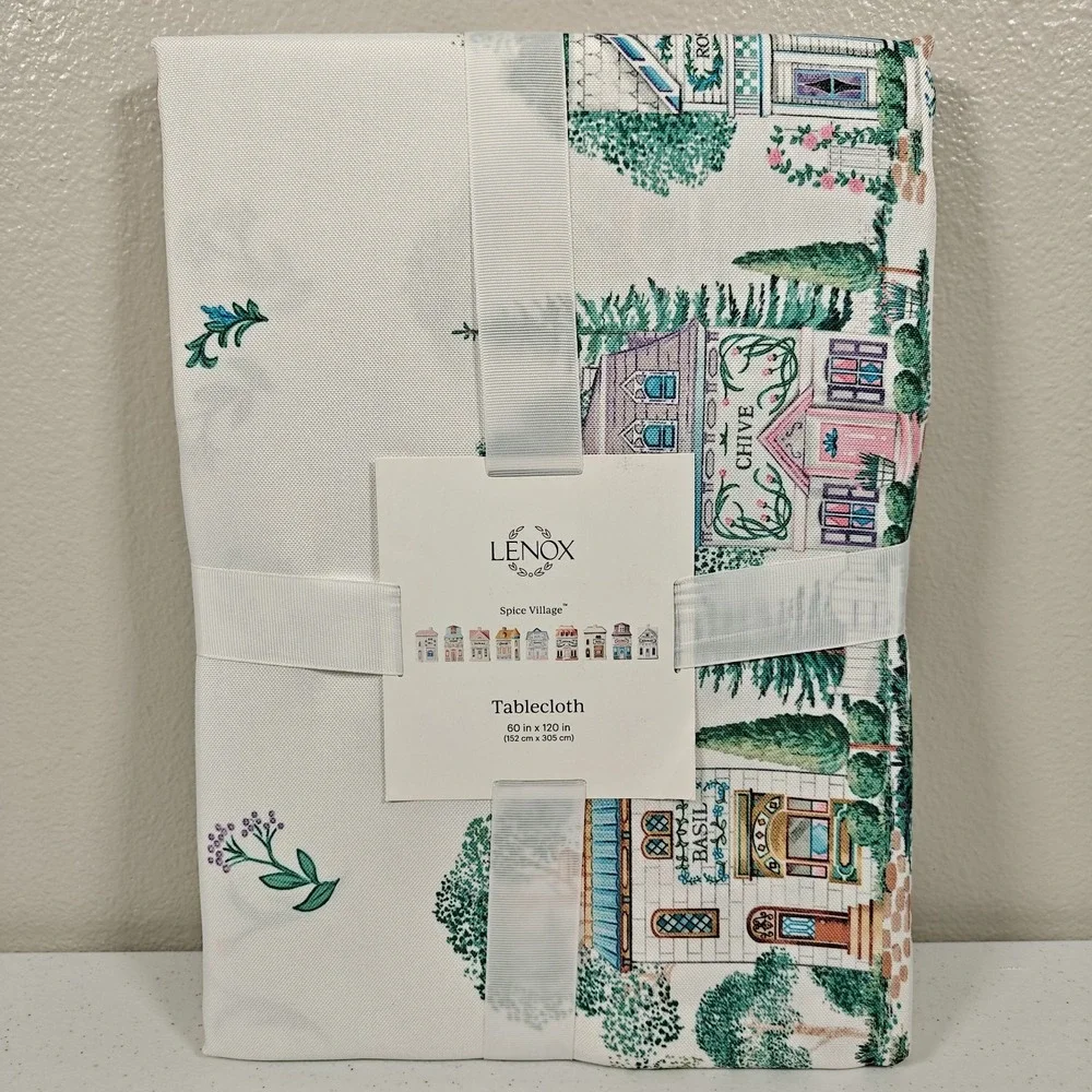 Lenox Spice Village Rectangular Tablecloth 60